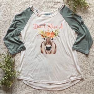 Southern Grace Brand: Soft 3 quarter sleeve tee!